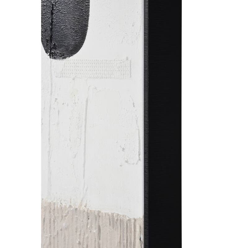 Renwil Dragoni 15" Wide Canvas Art, Black