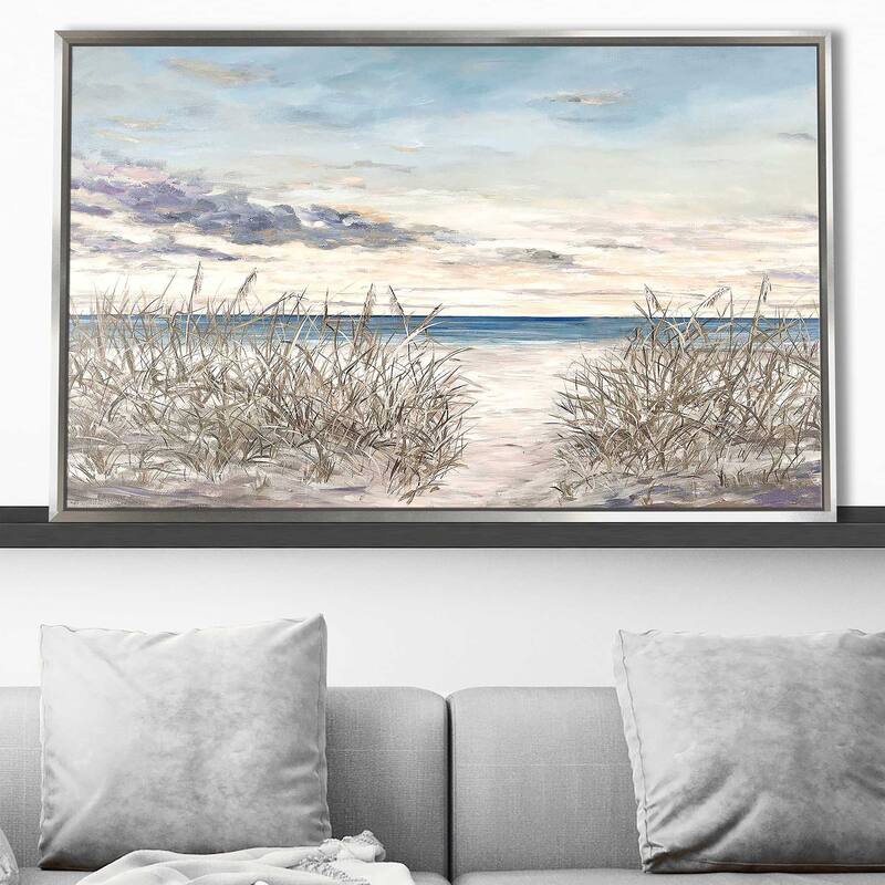 "Peaceful Beaches" Print on Floating Canvas