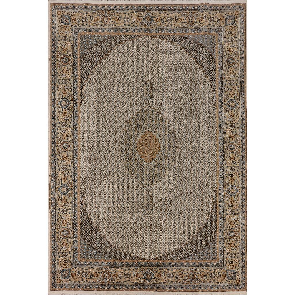 Traditional Tabriz Mahi Turkish Area Rug Machine Made Carpet - 8'1" x 11'6"