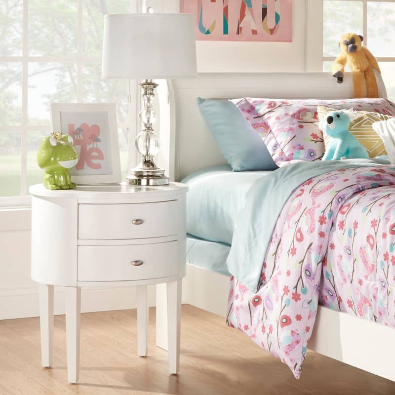 Aldine 2-drawer Oval Accent Table by iNSPIRE Q Bold