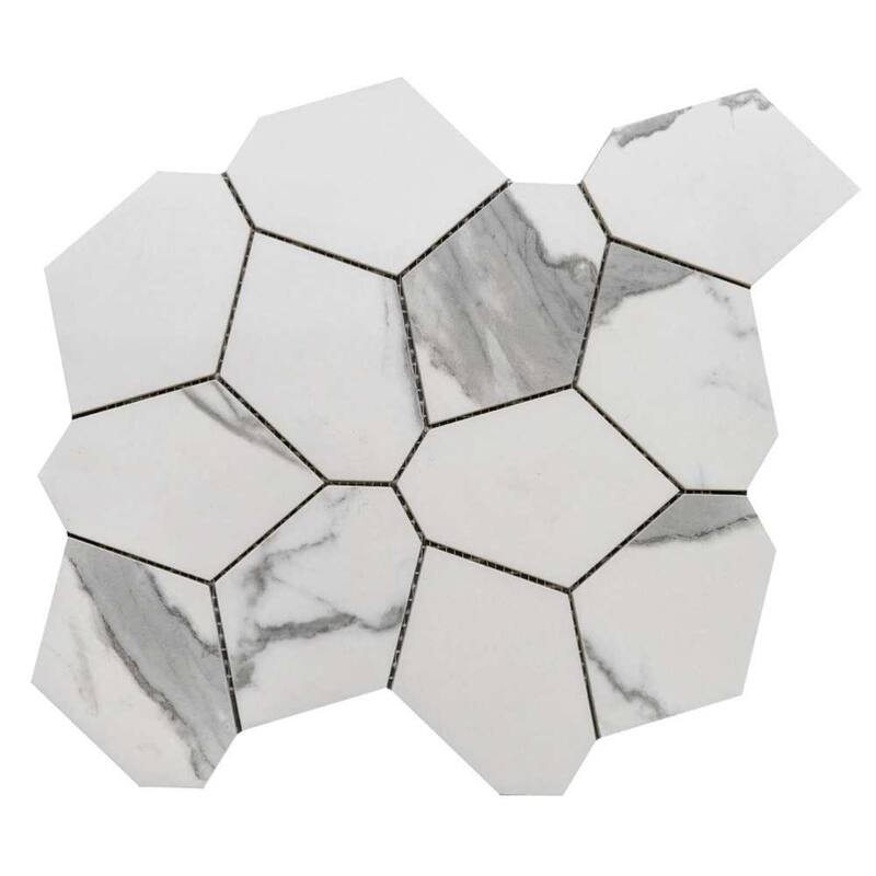 The Tile Life Stately Oasis 14x16 Porcelain Floor & Wall Tile - Case of 6 (8.94 Sq. ft.)