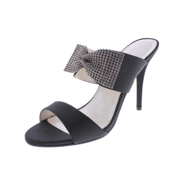 Caparros Womens Harmony Evening Heels Rhinestone Open Toe