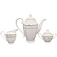 preview thumbnail 7 of 6, Lorren Home Trends 57 Piece Wavy Gold Mix and Match Bone China Service for 8