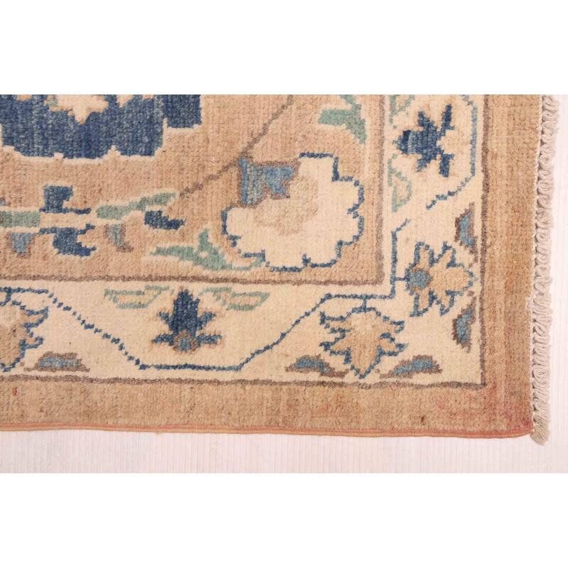 ECARPETGALLERY Hand-knotted Finest Ghazni Light Copper Wool Rug - 6'7 x 9'6