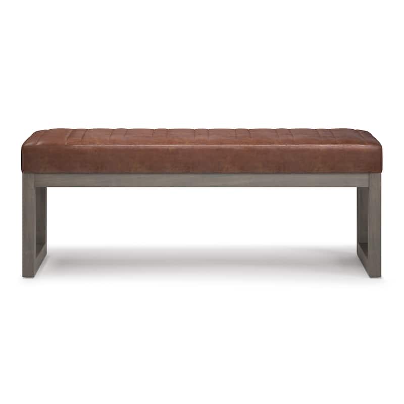 WYNDENHALL Kaufman 48 inch Wide Contemporary Rectangle Ottoman Bench