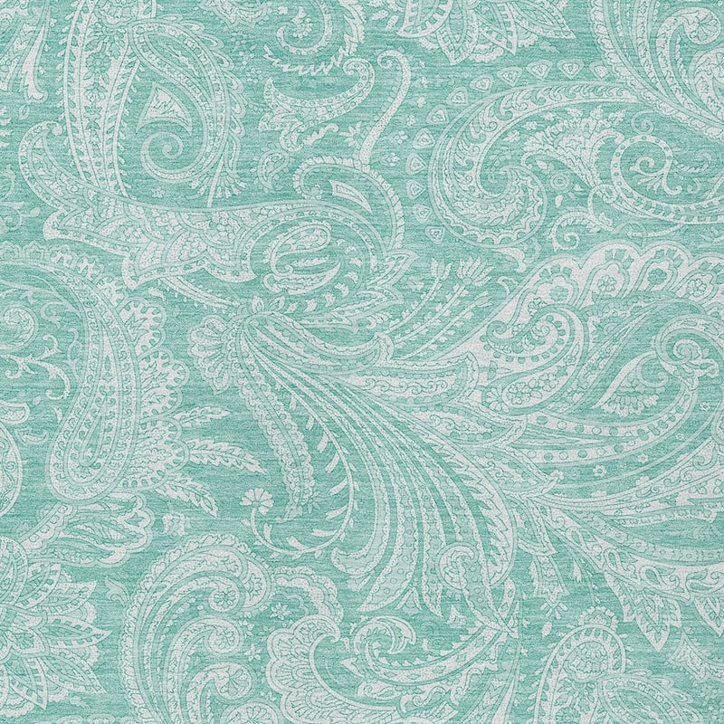 HomeRoots Paisley Transitional Rectangle Outdoor Rug