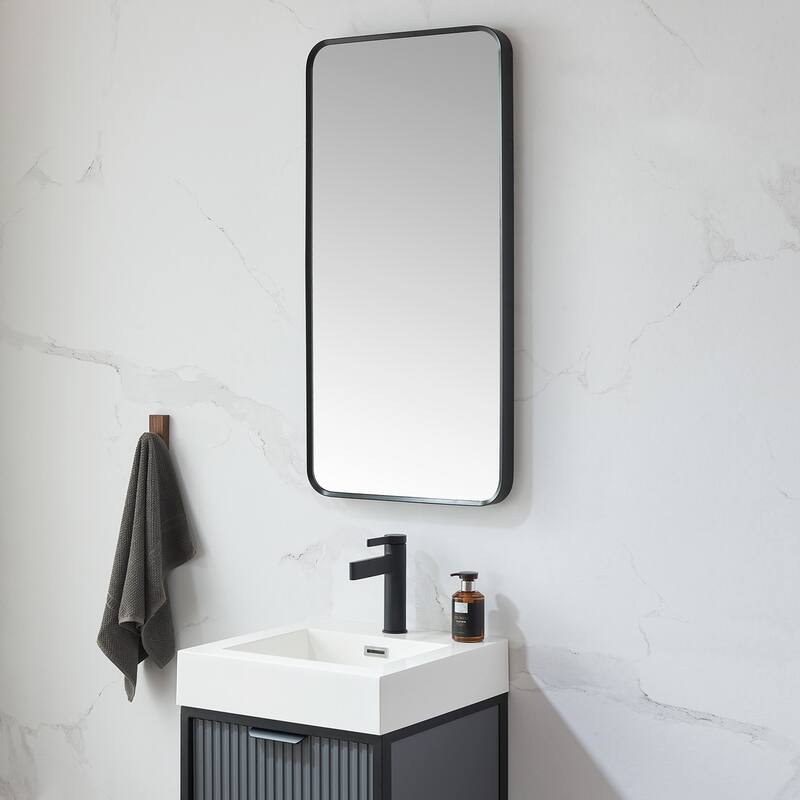 Vinnova Mutriku Rectangle Metal Wall Mirror