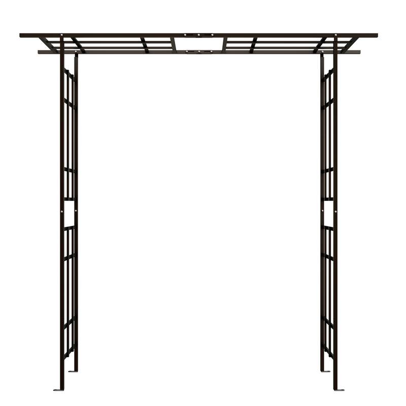 Adjustable Metal Arch Trellis for Climbing Garden Plants