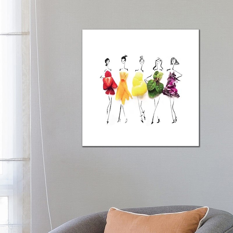 iCanvas "Rainbow" by Gretchen Roehrs Canvas Print - 26x26x1.5