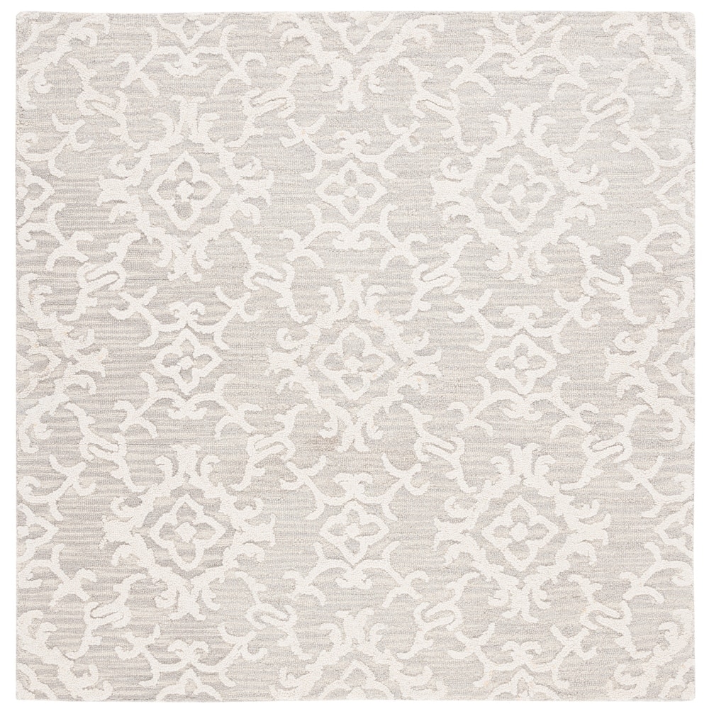 SAFAVIEH, Handmade Blossom Vesela Modern Floral Wool Rug
