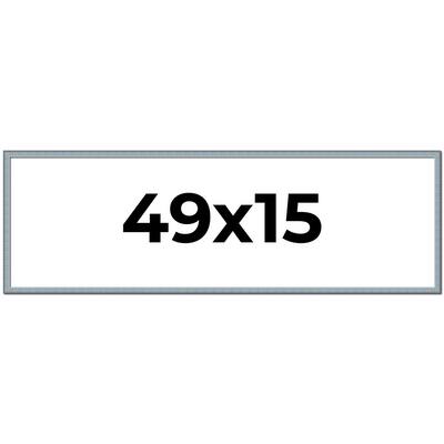 49x15 Frame Rustic Sky Blue Solid Wood Picture Frame | 0.75 Inch
