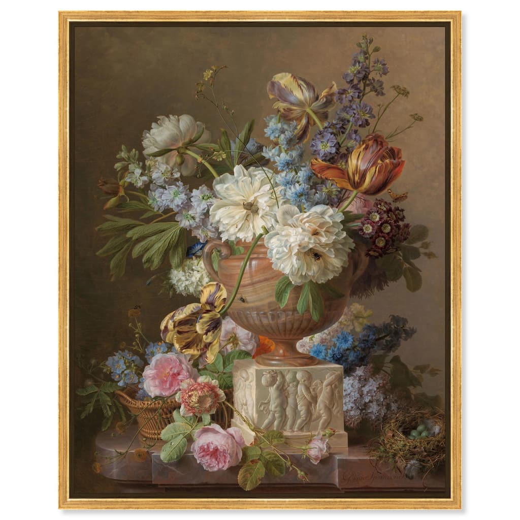 Alabaster Vase 1783 Canvas by Art Remedy