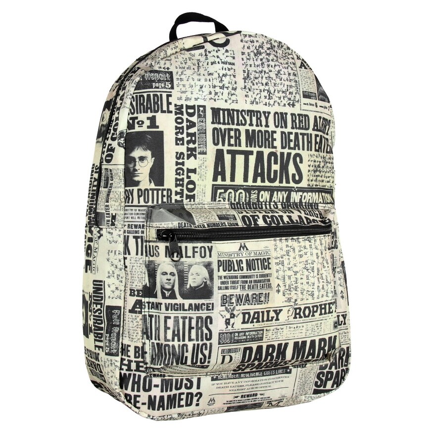 Shop Harry Potter Backpack Newspaper Undesirable No 1 Bookbag Overstock 22843825