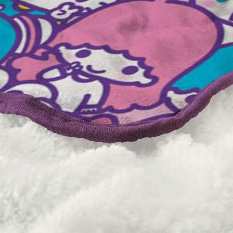Sanrio Hello Kitty Silk Touch Sherpa Throw Blanket