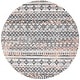 preview thumbnail 11 of 35, SAFAVIEH Tulum Nawal Boho Rug 6'7" Round - Ivory Grey/Rust - Round