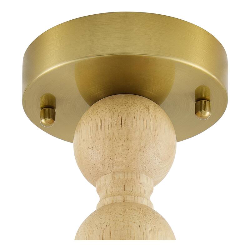 Livabliss Wiluna Rustic Pendant - 14"L x 14"W x 17"H