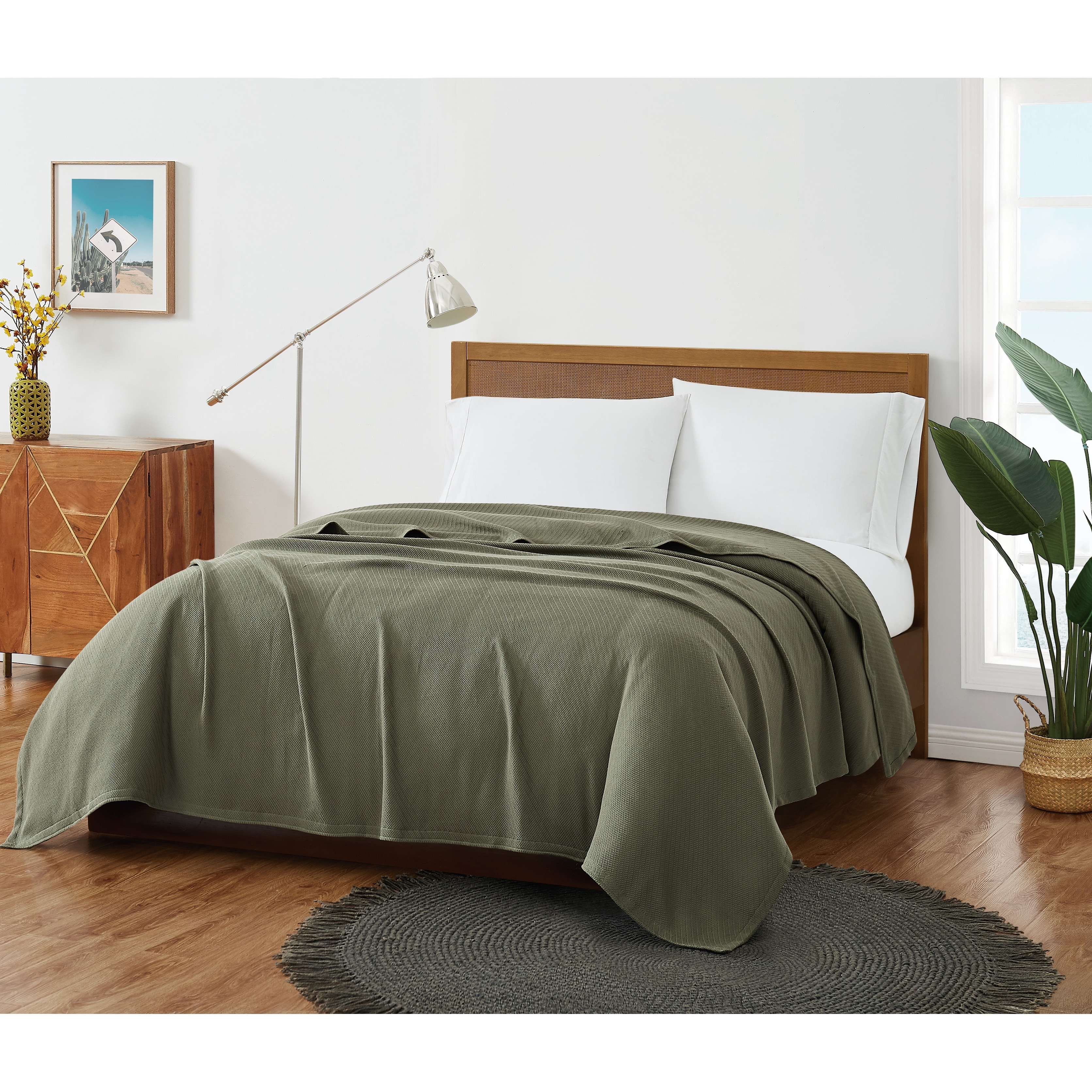 Frye Cotton Woven Blanket