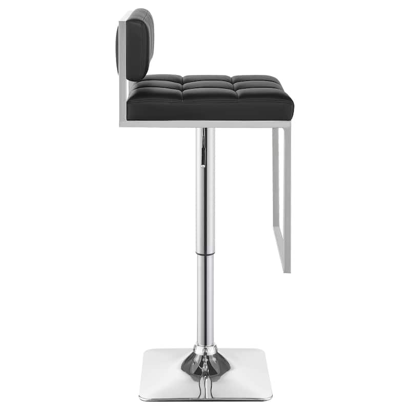 Alameda Adjustable Height Low Back Bar Stool