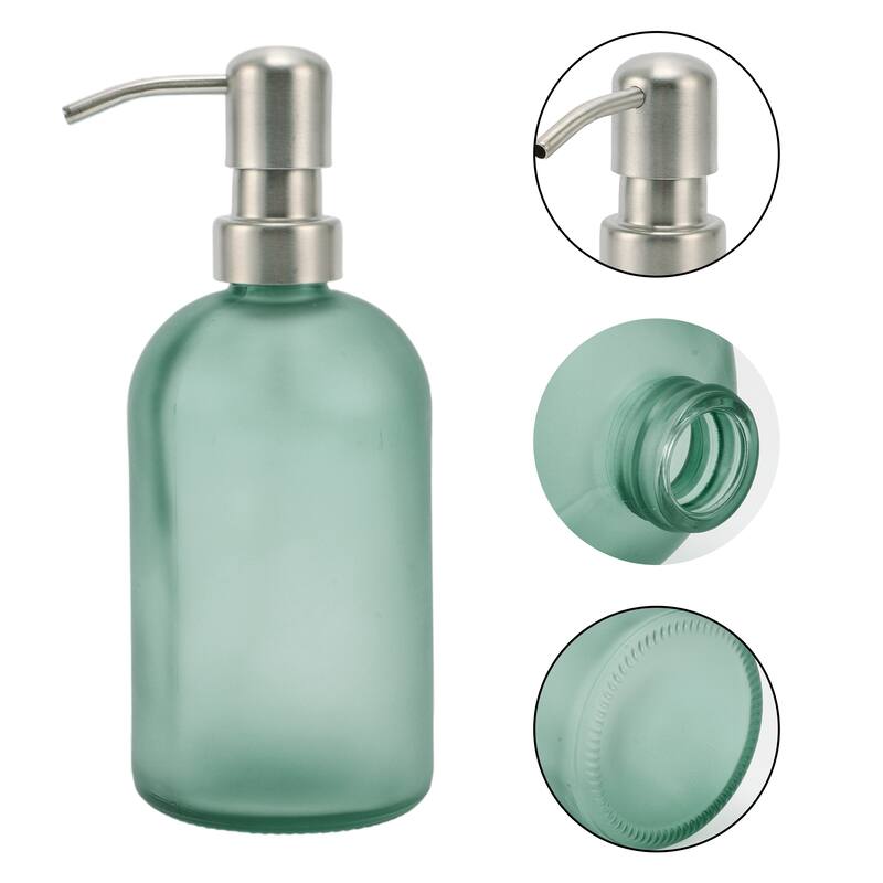 Cylindrical Simple Soap Pump Dispenser for Motel 400ml 1pc
