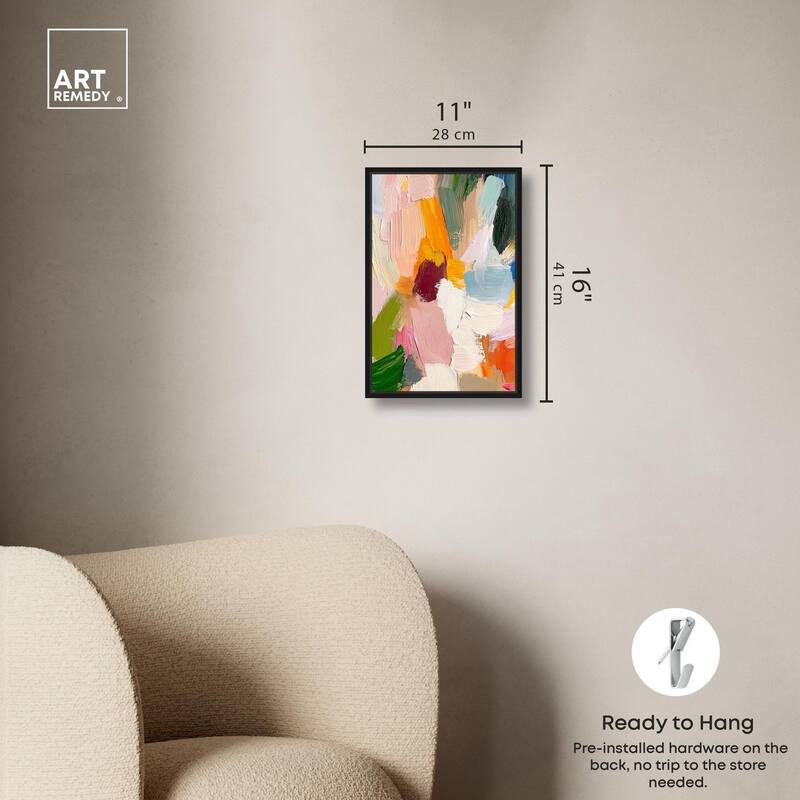 Chromatic Surge IV Canvas by Art Remedy