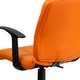 preview thumbnail 12 of 11, Mid-Back Quilted Vinyl Swivel Task Office Chair with Arms