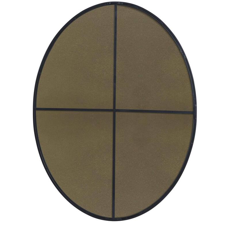 Carson Carrington Labbemala Metal Frame Oval Mirror