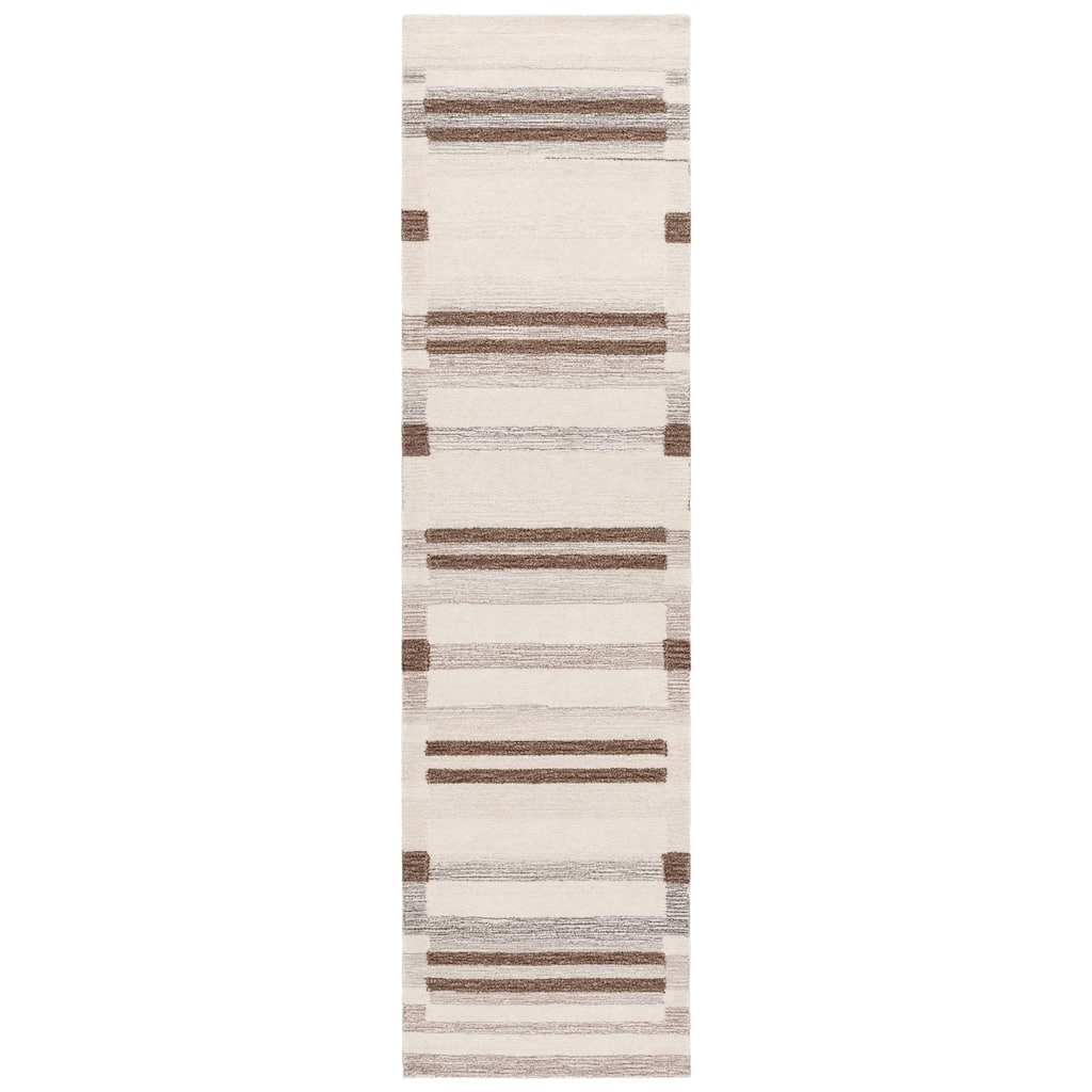 SAFAVIEH Handmade Ebony Badita Boho Tribal Wool Rug