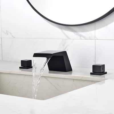Bathroom Faucet - Widespread 8 Inch Bathroom Sink Faucet