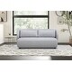 preview thumbnail 1 of 6, Divani Casa Lerner Modern Light Grey Fabric Sofa Bed