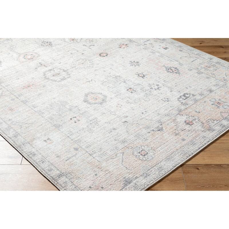 Livabliss Traditional Marlon Border Area Rug