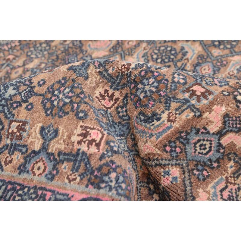 ECARPETGALLERY Hand-knotted Antalya Vintage Brown Wool Rug - 4'2 x 7'2