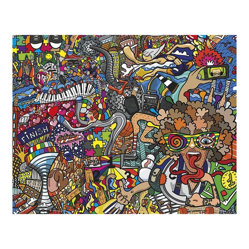 Sports Illustrations Wall Mural