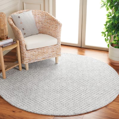 SAFAVIEH, Handmade Ebony Juozapa Modern Wool Rug