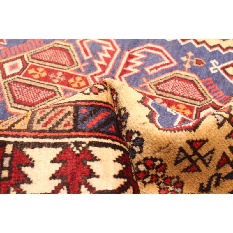 ECARPETGALLERY Hand-knotted Teimani Beige Wool Rug - 2'9 x 4'2