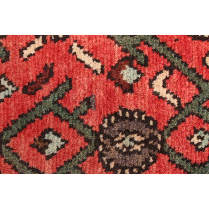 ECARPETGALLERY Hand-knotted Andelz Red Wool Rug - 2'9 x 8'10