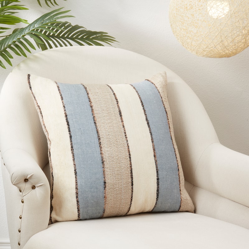 Contemporary Stripes Throw Pillow