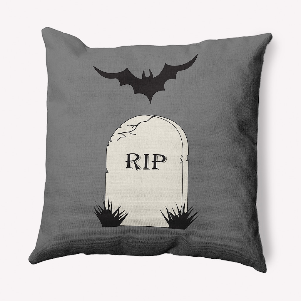 RIP Halloween Indoor/Outdoor Throw Pillow