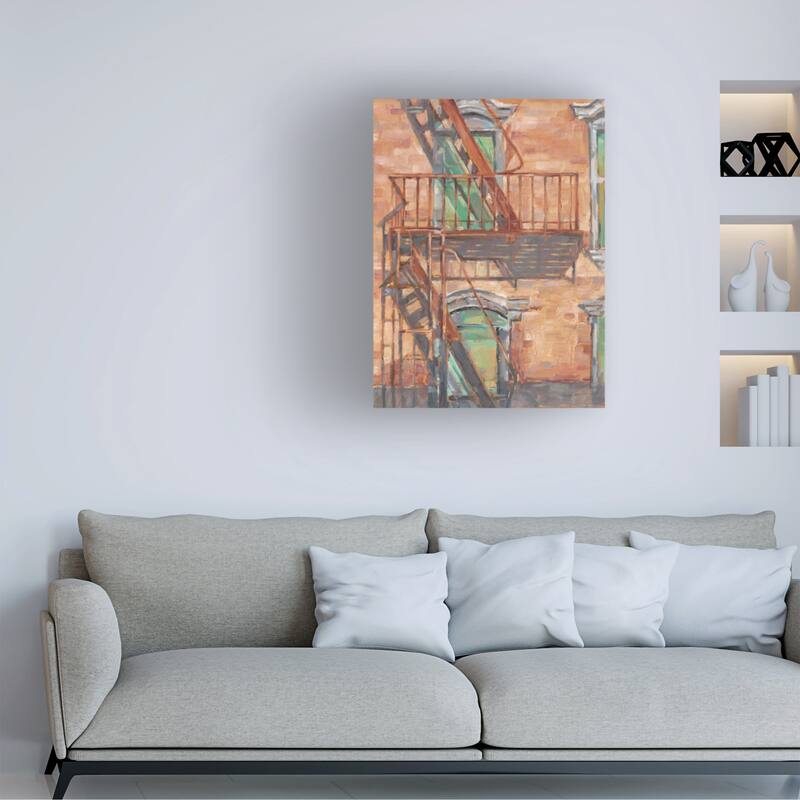 (TARGET EXCLUSIVE) Ethan Harper 'Urban Facade II' Canvas Art