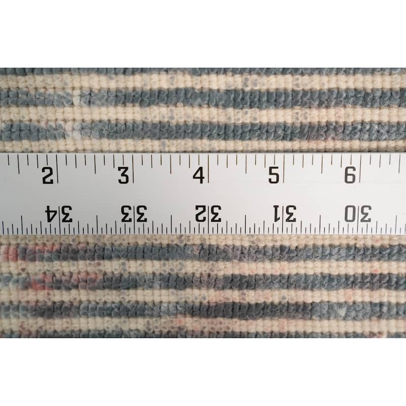 Hand Knotted Oriental Viscose Silk Carpet Modern Abstract Multi-Colored Abstract Area Rug - 4' 0'' X 2' 0''