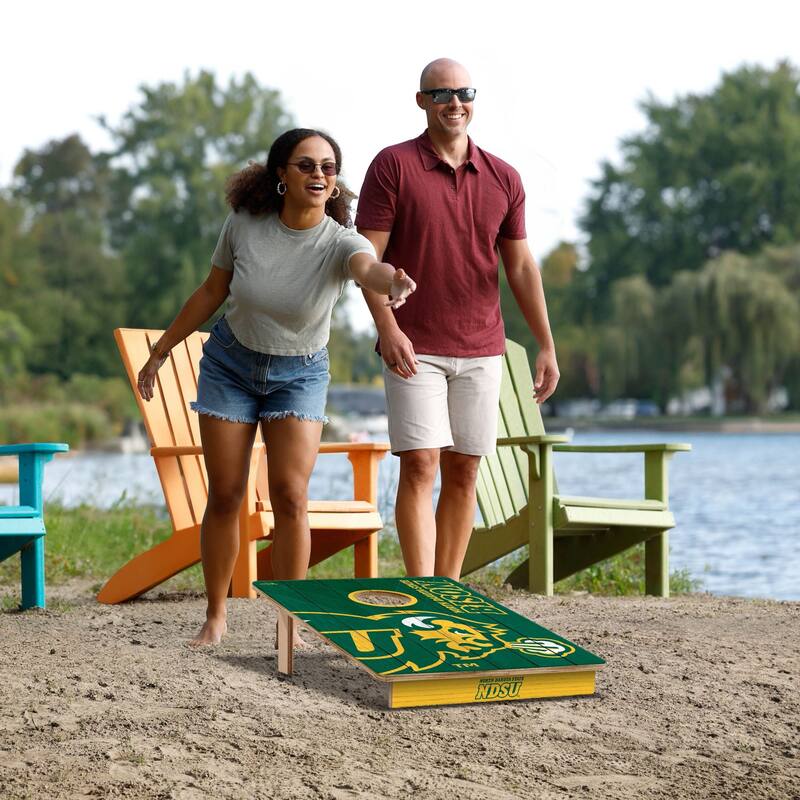 North Dakota State Bison NCAA Tailgate Cornhole Board Set