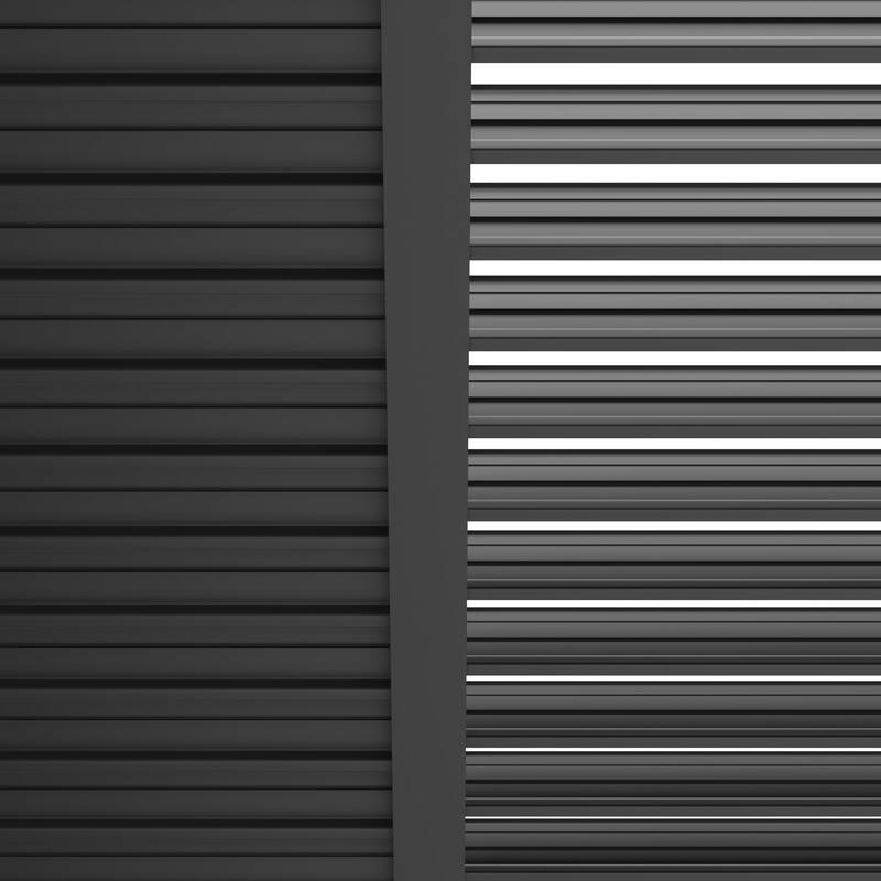 Aluminum Pergola with Adjustable Louvered Roof