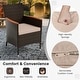 preview thumbnail 12 of 53, Costway 11 PCS Patio Dining Set with 15ft Double-Sided Patio Umbrella