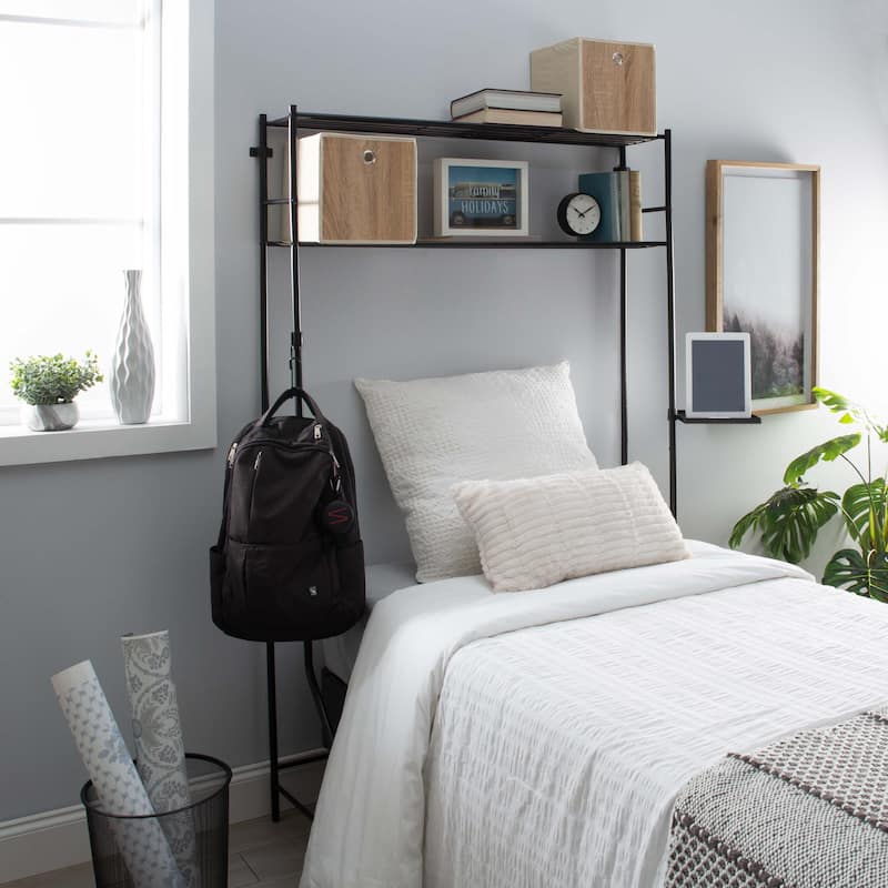 Organize It All Multi-Use Space Saver Rack in Black - 44" x 20" x 69"
