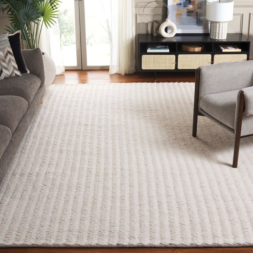 SAFAVIEH Hand-Loomed Natura Kora Transitional Wool Rug