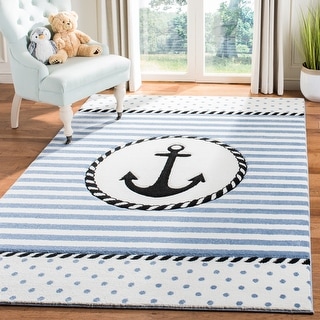 SAFAVIEH Carousel Kids Aftina Nautical Anchor Rug