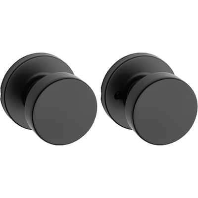 Kwikset Pismo Interior Passage Door Knob, Handle For Closet and Hallway Doors