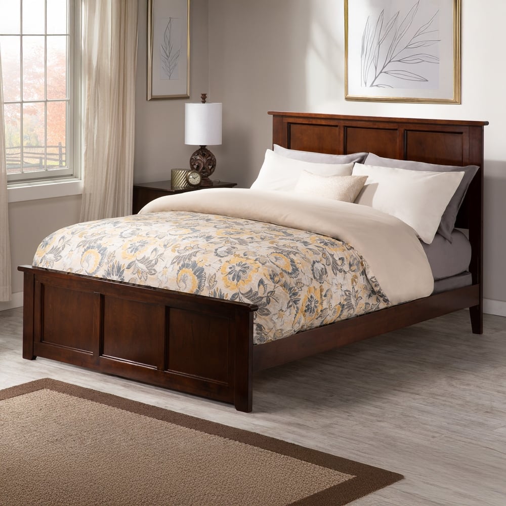 AFI, Madison Foundation Bed with Matching Footboard