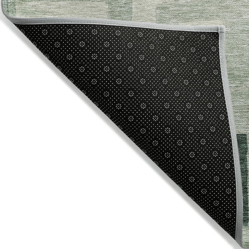 HomeRoots Geometric Transitional Rectangle Outdoor Rug
