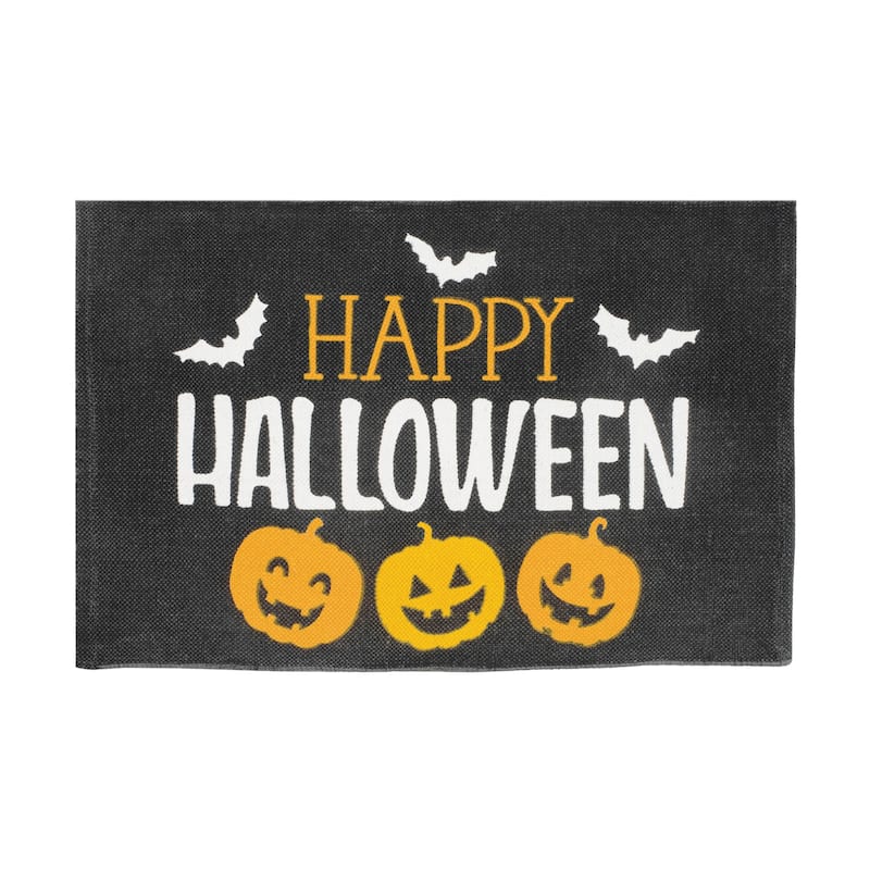 Happy Halloween Dhurrie Mat