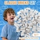 preview thumbnail 2 of 4, Strictly Briks Classic Bricks Kit, White, 96 Pieces, Compatible with Major Brick Brands